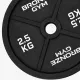 Диск олимпийский BRONZE GYM чугунный 2,5 кг