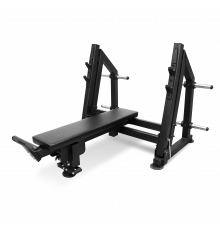 Скамья для жима лёжа с доводчиком, упором и подставкой для ног BRONZE GYM PARTNER ML-901