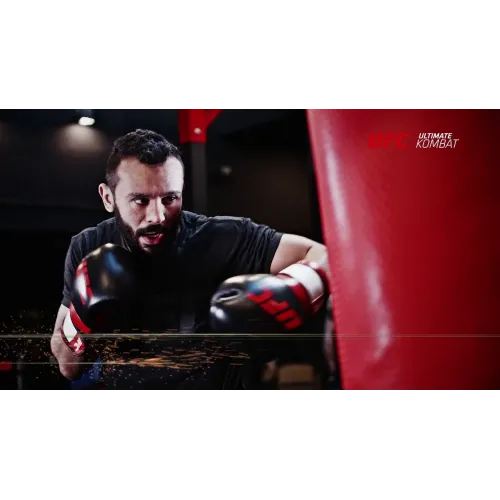 UFC Боксерский мешок 45 кг с наполнителем (Черный)